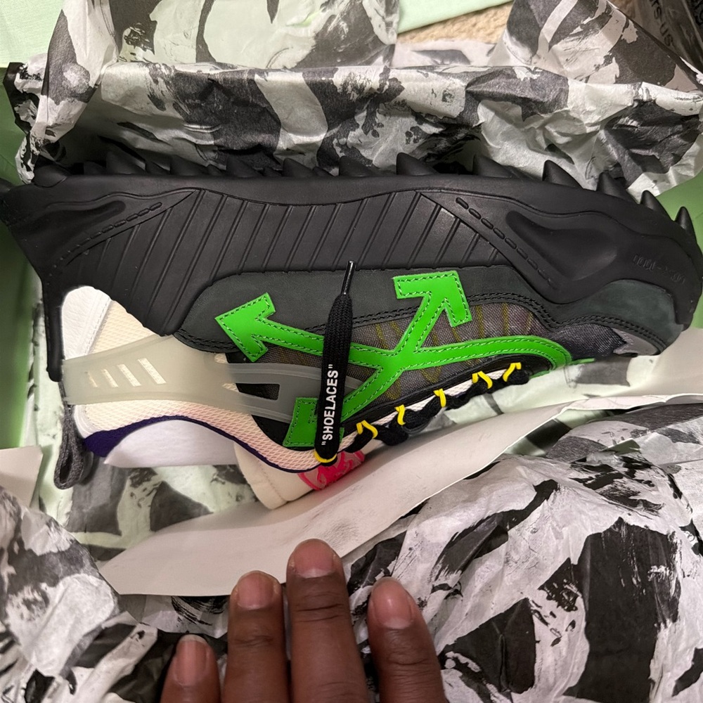 Off-White  ODSY-1000 'Black Green Beetle' sneakers